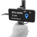 smartphone android gps gnss rtk ppk ntrip rtcm cm accuracy redcatch