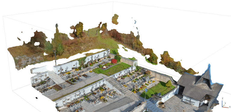 mapping friedhof photogrammetrie aufnahme kugelpanorama 360 grad camera rtk