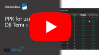how to import redtoolbox ppk image center to dji terra coordinates video tutorial