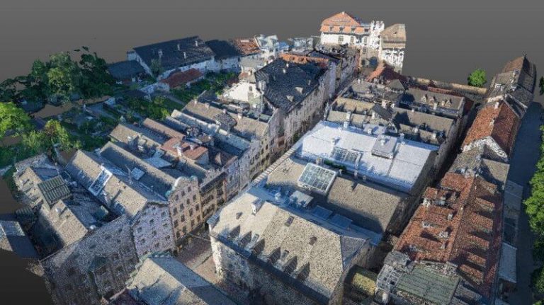 city modelling drone dachflächen rtk